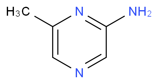 6-Methylpyrazin-2-amine_分子结构_CAS_5521-56-2)