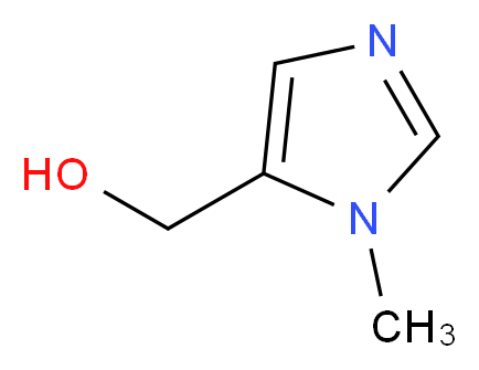 (1-methyl-1H-imidazol-5-yl)methanol_分子结构_CAS_38993-84-9