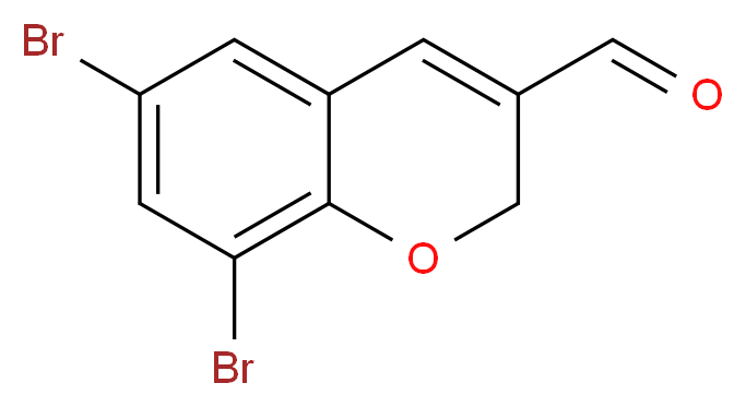 6,8-DIBROMO-2H-CHROMENE-3-CARBALDEHYDE_分子结构_CAS_885271-27-2)