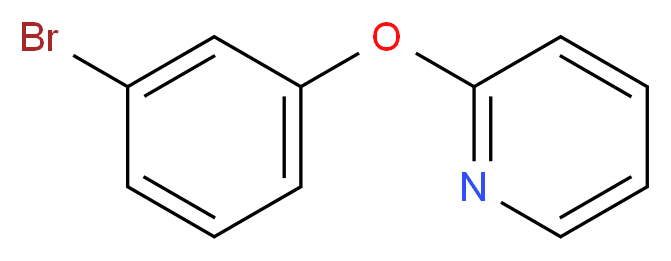 2-(3-bromophenoxy)pyridine_分子结构_CAS_92545-83-0