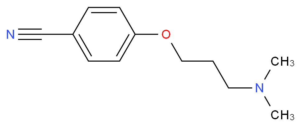 4-[3-(Dimethylamino)propoxy]benzonitrile 97%_分子结构_CAS_146440-15-5)