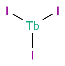 Terbium(III) iodide_分子结构_CAS_13813-40-6)