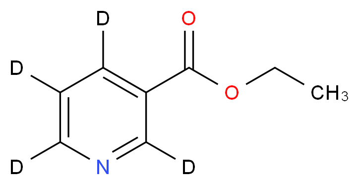 Ethyl Nicotinate-d4_分子结构_CAS_66148-16-1)