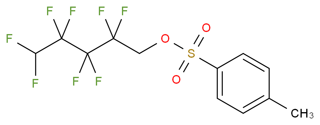 2,2,3,3,4,4,5,5-octafluoropentyl 4-methylbenzene-1-sulfonate_分子结构_CAS_2264-00-8