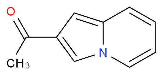 1-Indolizin-2-ylethanone_分子结构_CAS_58475-97-1)