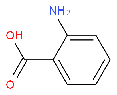 2-Aminobenzoic Acid_分子结构_CAS_)