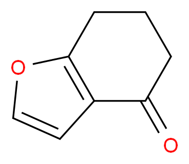 4,5,6,7-tetrahydro-1-benzofuran-4-one_分子结构_CAS_16806-93-2