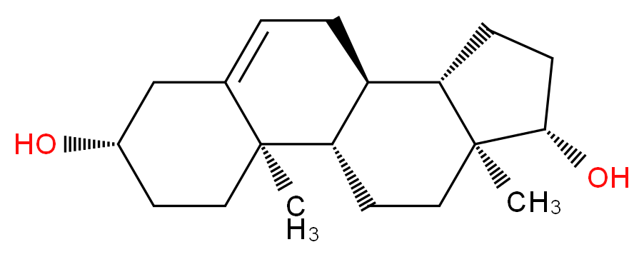 (1S,2R,5S,10R,11S,14S,15S)-2,15-dimethyltetracyclo[8.7.0.0<sup>2</sup>,<sup>7</sup>.0<sup>1</sup><sup>1</sup>,<sup>1</sup><sup>5</sup>]heptadec-7-ene-5,14-diol_分子结构_CAS_521-17-5