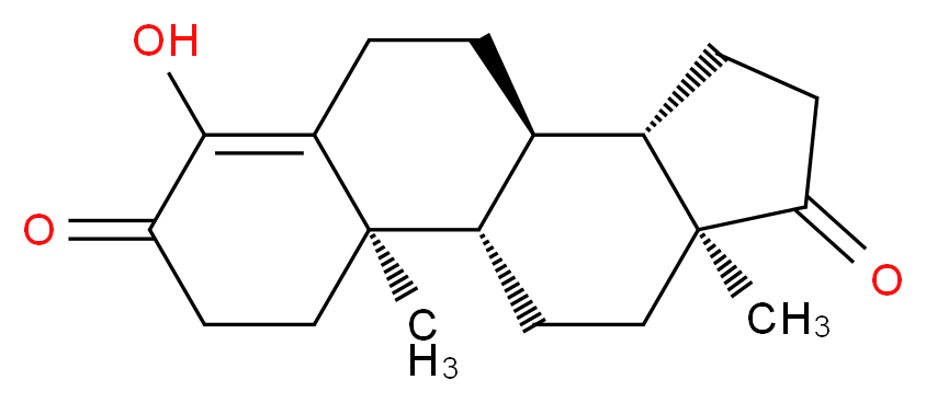 (1S,2R,10R,11S,15S)-6-hydroxy-2,15-dimethyltetracyclo[8.7.0.0<sup>2</sup>,<sup>7</sup>.0<sup>1</sup><sup>1</sup>,<sup>1</sup><sup>5</sup>]heptadec-6-ene-5,14-dione_分子结构_CAS_566-48-3