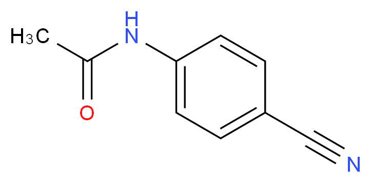 p-ACETAMINOBENZONITRILE_分子结构_CAS_35704-19-9)