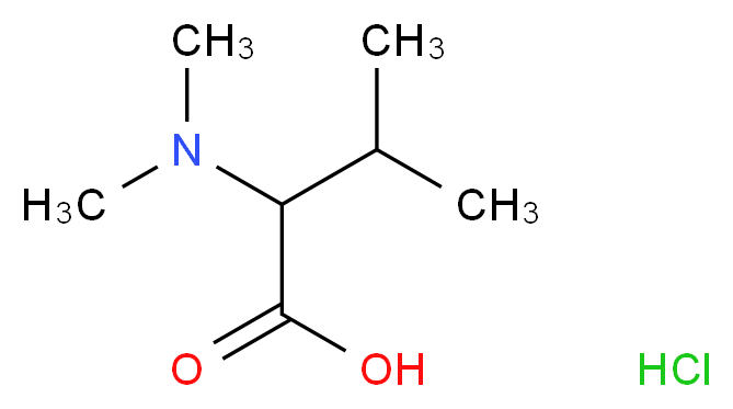 N,N-Dimethylvaline hydrochloride_分子结构_CAS_2812-32-0)