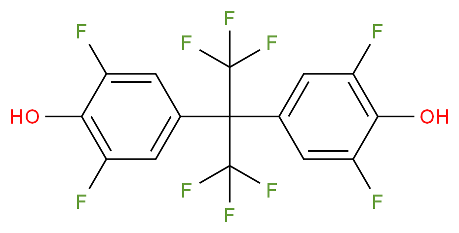 2,2-Bis(3,5-difluoro-4-hydroxyphenyl)-hexafluoropropane_分子结构_CAS_114611-30-2)