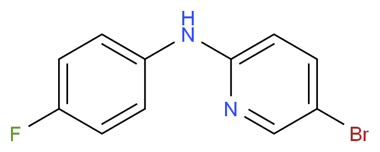 N-(5-Bromo-2-pyridinyl)-N-(4-fluorophenyl)amine_分子结构_CAS_)