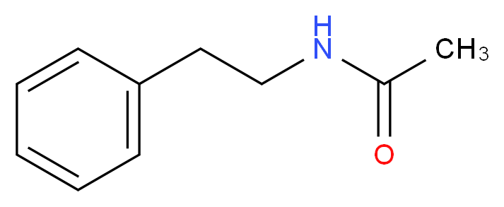 N-(2-phenylethyl)acetamide_分子结构_CAS_877-95-2