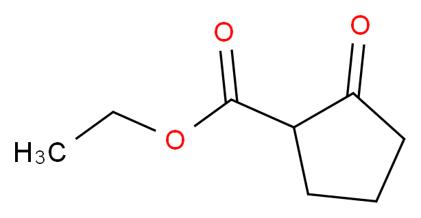 Ethyl 2-oxocyclopentanecarboxylate_分子结构_CAS_611-10-9)