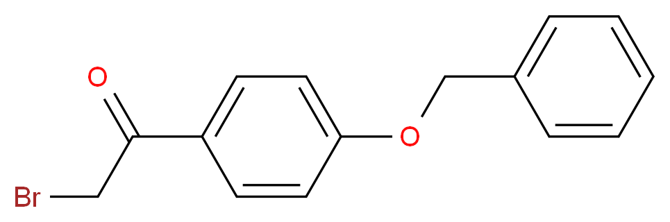 1-[4-(benzyloxy)phenyl]-2-bromoethan-1-one_分子结构_CAS_4254-67-5