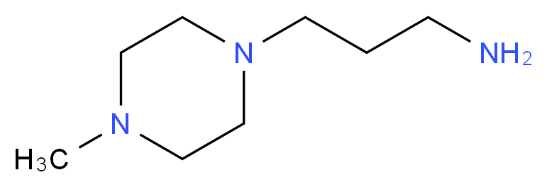 1-(3-Aminoprop-1-yl)-4-methylpiperazine 98%_分子结构_CAS_4572-03-6)