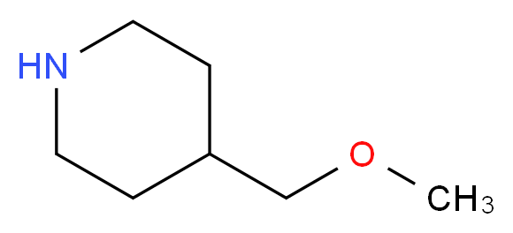 4-(methoxymethyl)piperidine_分子结构_CAS_399580-55-3