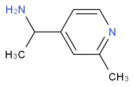 1-(2-methylpyridin-4-yl)ethan-1-amine_分子结构_CAS_1011470-15-7