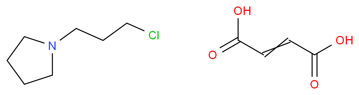 1-(3-Chloropropyl)pyrrolidine maleate_分子结构_CAS_)