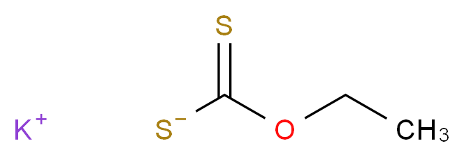 Potassium Ethyl Xanthogenate technical grade, 90% _分子结构_CAS_140-89-6)