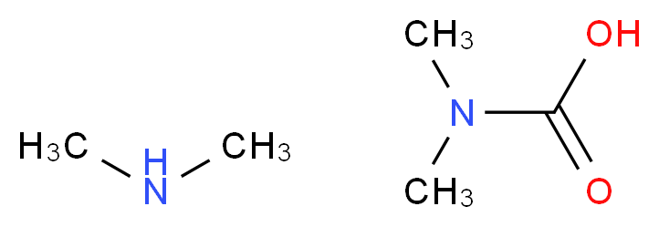 dimethylamine; dimethylcarbamic acid_分子结构_CAS_4137-10-4