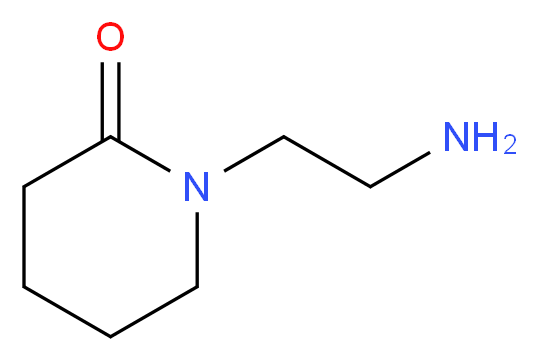 1-(2-Aminoethyl)piperidin-2-one_分子结构_CAS_27578-61-6)