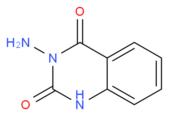 3-amino-1,2,3,4-tetrahydroquinazoline-2,4-dione_分子结构_CAS_30386-01-7