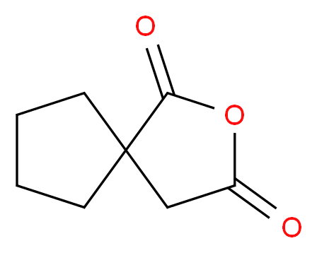 2-Oxaspiro[4.4]nonane-1,3-dione_分子结构_CAS_)