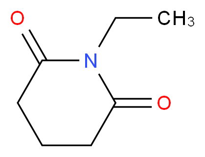 N-Ethylglutarimide_分子结构_CAS_25115-65-5)