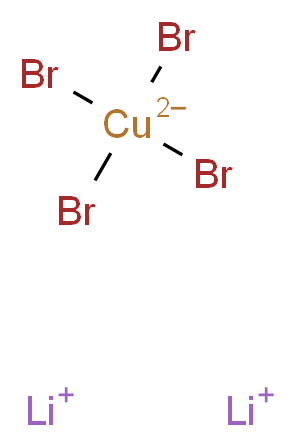 四溴铜酸二锂(II) 溶液_分子结构_CAS_15489-29-9)