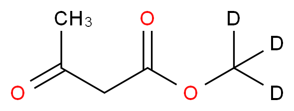 (<sup>2</sup>H<sub>3</sub>)methyl 3-oxobutanoate_分子结构_CAS_107694-22-4