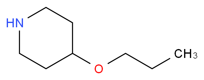 4-正丙氧基哌啶_分子结构_CAS_88536-11-2)