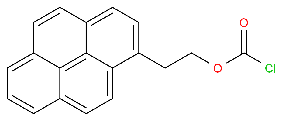 2-(pyren-1-yl)ethyl chloroformate_分子结构_CAS_147357-96-8