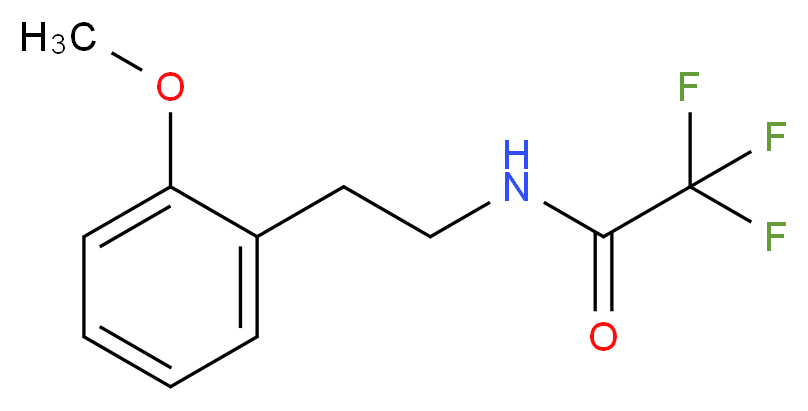 2,2,2-Trifluoro-N-(2-methoxyphenethyl)acetamide_分子结构_CAS_)