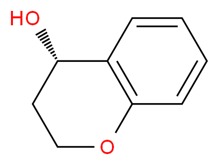 (4S)-3,4-dihydro-2H-1-benzopyran-4-ol_分子结构_CAS_)