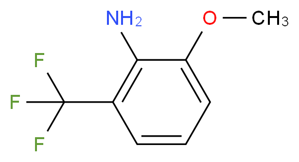 2-Methoxy-6-(trifluoromethyl)aniline_分子结构_CAS_133863-87-3)