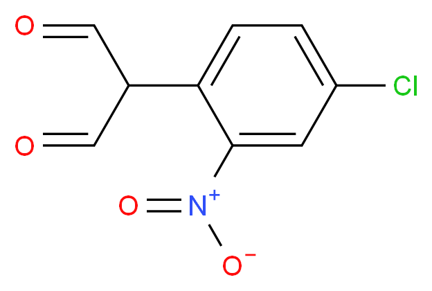 2-(4-Chloro-2-nitrophenyl)malondialdehyde_分子结构_CAS_205744-82-7)