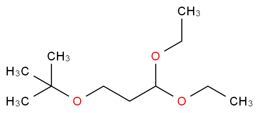 3-丁氧基-丙醛二乙缩醛_分子结构_CAS_104513-14-6)