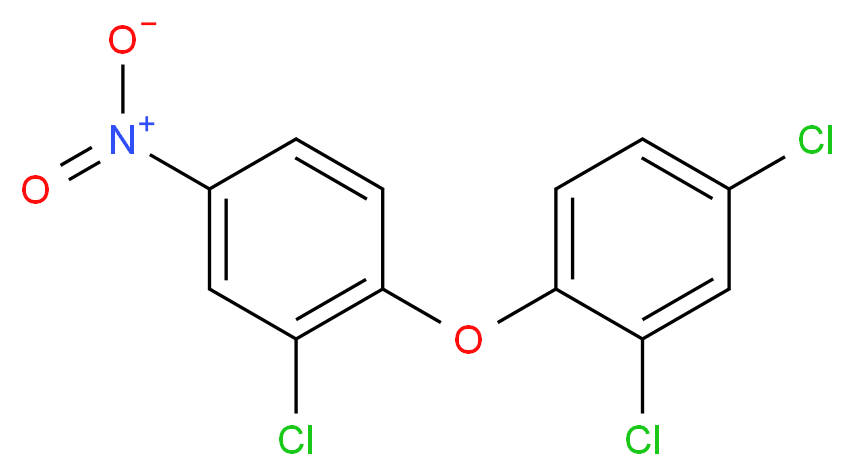 2-氯-1-(2,4-二氯苯氧基)-4-硝基苯_分子结构_CAS_22544-04-3)