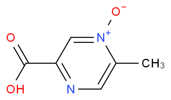 5-carboxy-2-methylpyrazin-1-ium-1-olate_分子结构_CAS_51037-30-0