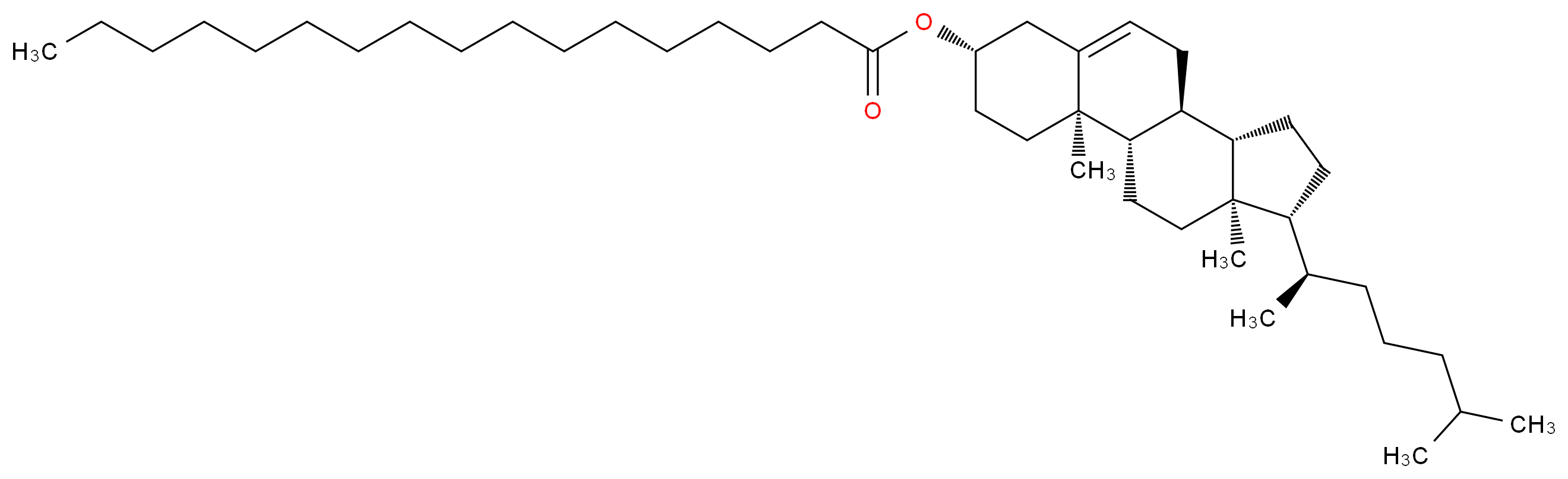 (1S,2R,5S,10S,11S,14R,15R)-2,15-dimethyl-14-[(2R)-6-methylheptan-2-yl]tetracyclo[8.7.0.0<sup>2</sup>,<sup>7</sup>.0<sup>1</sup><sup>1</sup>,<sup>1</sup><sup>5</sup>]heptadec-7-en-5-yl heptadecanoate_分子结构_CAS_24365-37-5