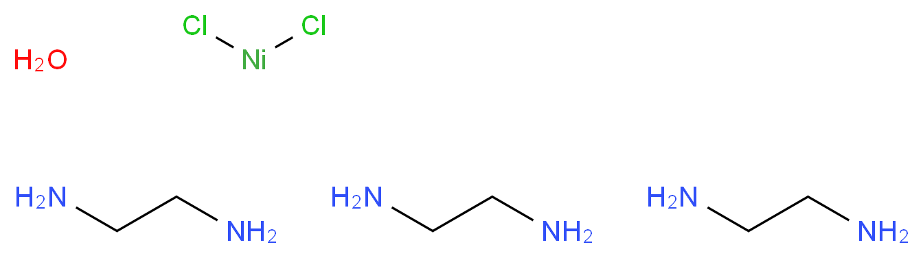 三(乙二胺)氯化镍(II) 水合物_分子结构_CAS_699012-90-3)