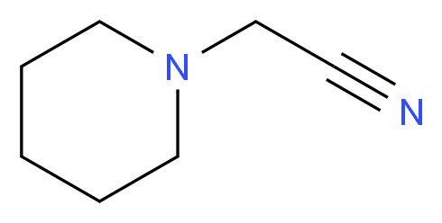 (Piperidin-1-yl)acetonitrile_分子结构_CAS_3010-03-5)