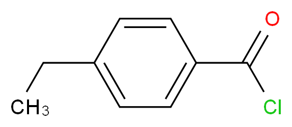 4-ethylbenzene-1-carbonyl chloride_分子结构_CAS_16331-45-6)