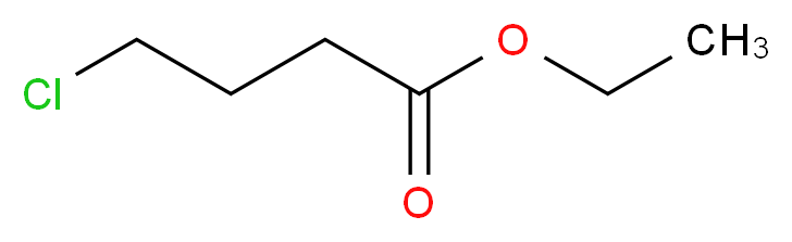 4-氯丁酸乙酯_分子结构_CAS_3153-36-4)