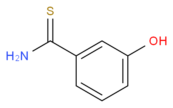 3-hydroxybenzene-1-carbothioamide_分子结构_CAS_104317-54-6