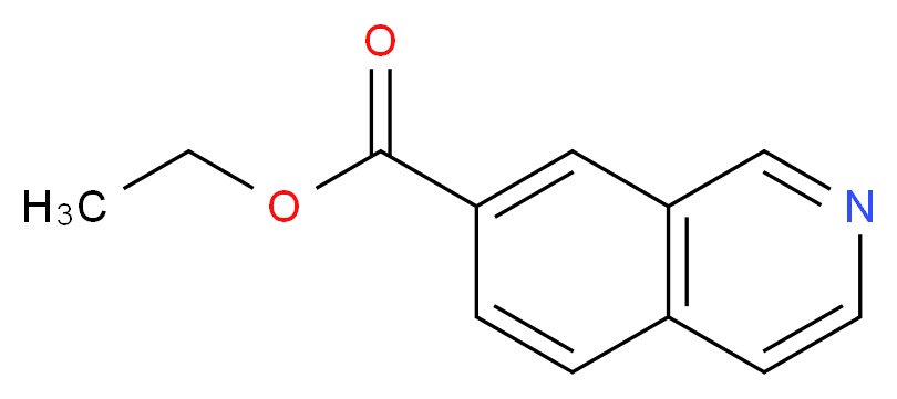 Ethyl isoquinoline-7-carboxylate_分子结构_CAS_407623-83-0)