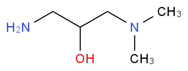1-amino-3-(dimethylamino)propan-2-ol_分子结构_CAS_50411-39-7