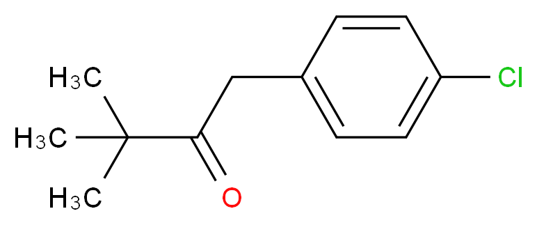 1-(4-chlorophenyl)-3,3-dimethylbutan-2-one_分子结构_CAS_39489-86-6